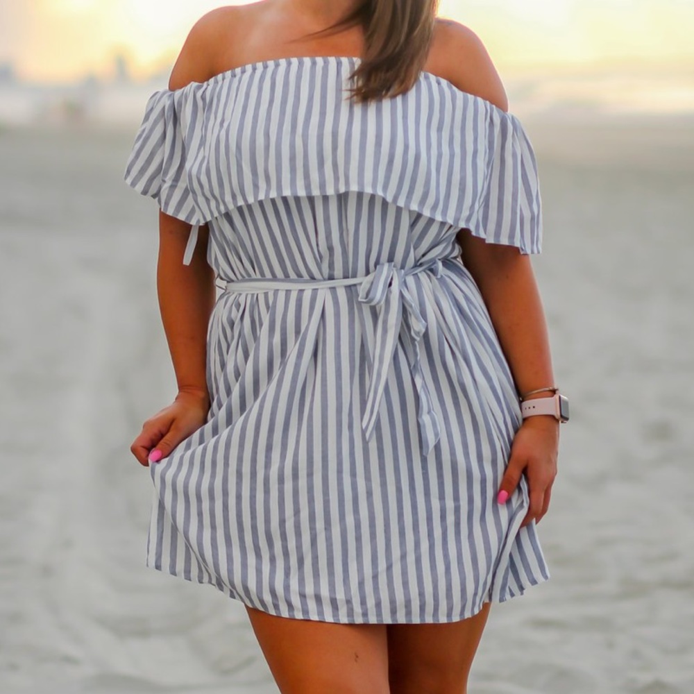 Off the shoulder dress